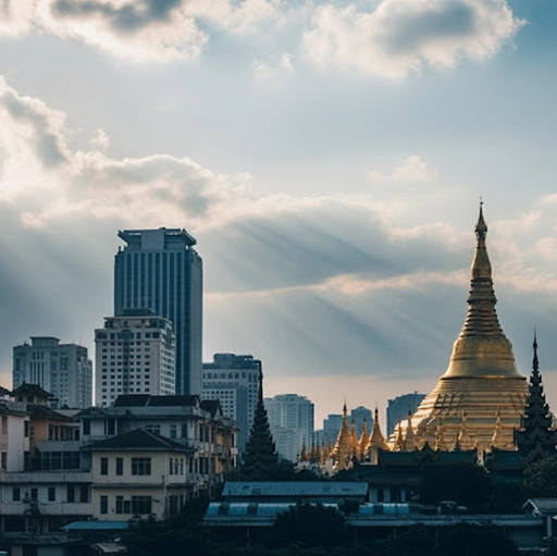 A sprawling cityscape representing business continuity